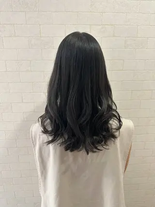 ロング カラー 大人レイヤー& 透明感カラー💄のヘアスタイル