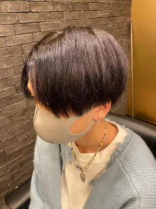 ショート ヘアアレンジ 🌟夜から通える🌟 メンズ専門店長RENのヘアスタイル