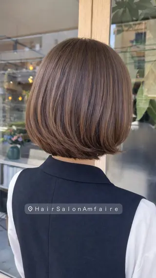 ミディアム shimizu .のヘアスタイル