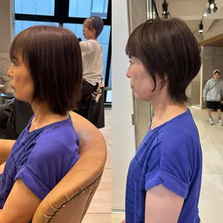 ショート 大人ショート特化/ カットモデル/表参道のヘアスタイル