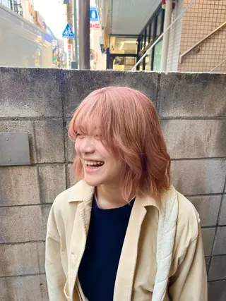 ショート カラー ヘアアレンジ ボブ×艶カラー 特化・リクト💥のヘアスタイル