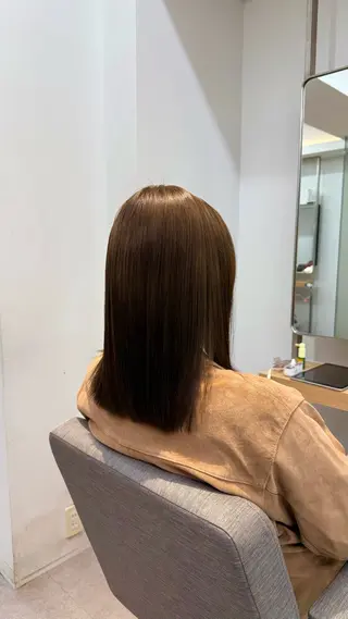 ミディアム 横浜/髪質改善/ 艶髪/shoのヘアスタイル
