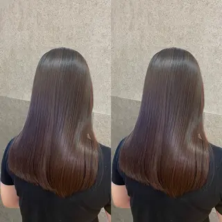セミロング 髪質改善/浅沼 亮のヘアスタイル
