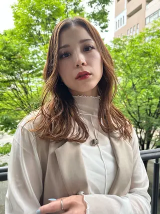 ロング 中尾 碧斗のヘアスタイル