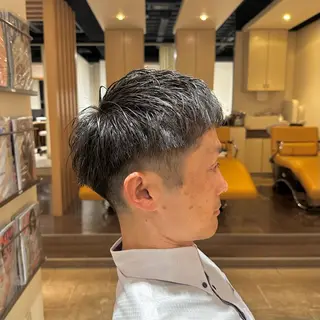 ショート メンズ 田中 汰知のヘアスタイル
