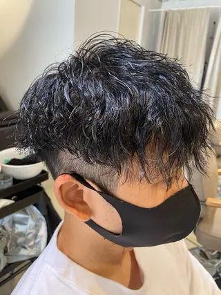 パーマ メンズ TELA HAIR 岩槻 高梨のヘアスタイル