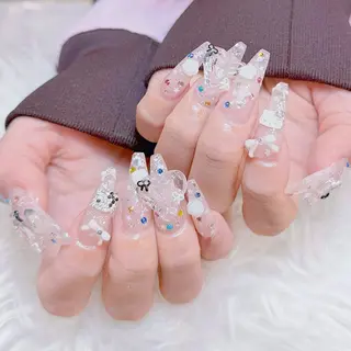ネイル ANH ゴテゴテネイルのネイルデザイン