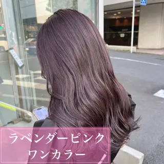 セミロング カラー ヘアアレンジ 🫧モテる💗ダメー ジレスハイトーン🫧のヘアスタイル