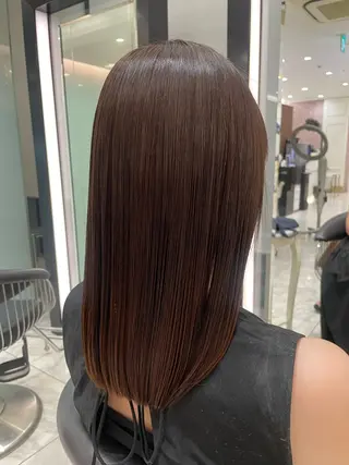 ミディアム 韓国風パーマ/ヘア セット/店長みづきのヘアスタイル