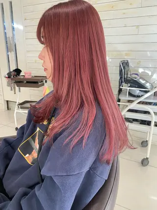 ロング カラー riho/ブリーチ/ デザインカラー/辻堂のヘアスタイル