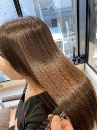 深夜まで営業中‼️ レム髪質改善のヘアスタイル