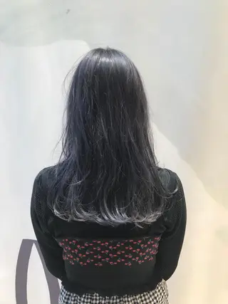 ミディアム カラー 甲斐 敢のヘアスタイル
