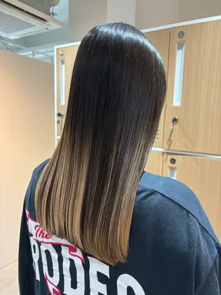 ロング カラー 🤍美髪縮毛/髪質 改善/池上夏凜🤍のヘアスタイル