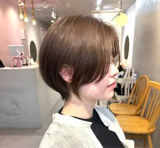 ショート 野口 咲愛のヘアスタイル