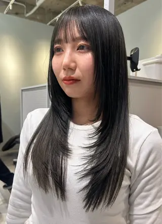 ロング FILMS 田町芝浦所属・骨格診断カット ひより FILMSのヘアスタイル