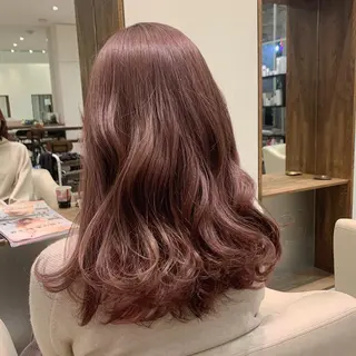 ロング カラー 【完全個室】髪質改善 暖色カラー/山崎唯奈のヘアスタイル
