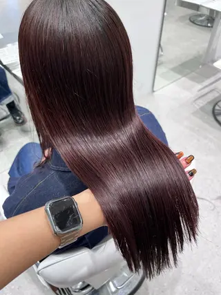 ロング カラー iLi🫧kim ryongna🦋のヘアスタイル