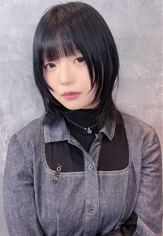 ミディアム 淀 小南津のヘアスタイル