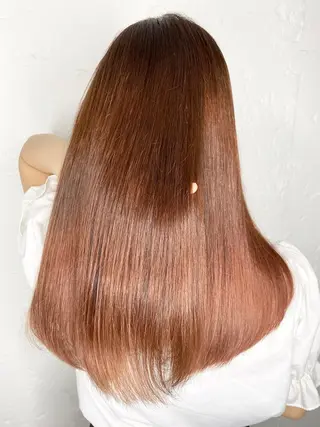 ロング カラー パーマ ヘアアレンジ メンズ キッズ ネイル マツエク・マツパ アイブロウ 韓国風×透明感カラー 髪質改善オタベシンヤのヘアスタイル