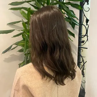 セミロング パーマ パーマモデル募集中 渥美翔人のヘアスタイル