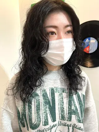 ロング カラー パーマ ヘアアレンジ 🧨ブリーチー×ボブ レイヤー💎じゅえるのヘアスタイル