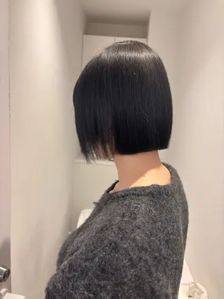 ショート リン🔔ボブ cut 柔らかベージュ🤎のヘアスタイル