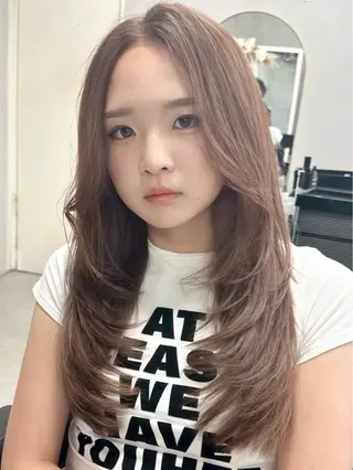 ロング カラー XELM高崎 nearaのヘアスタイル