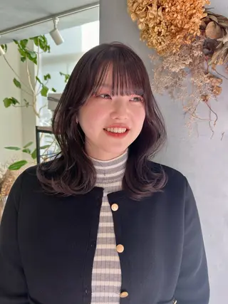 セミロング カラー kanami - ROCCO -のヘアスタイル