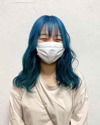 カラー 横山ダブルカラー ハイライト透明感カラのヘアスタイル