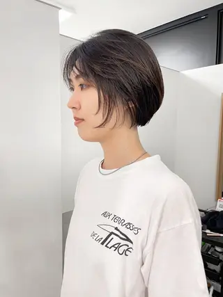 ショート 緒方リエ 時短ショート・ボブのヘアスタイル