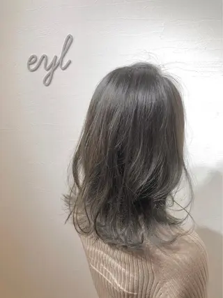 ミディアム カラー 💎赤み消しカラー 特化型デザイナー💎のヘアスタイル