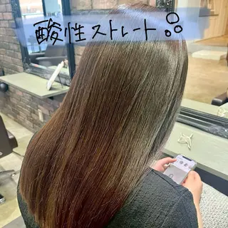 髪質改善×ブリーチ 無しWカラー🫧天神のヘアスタイル