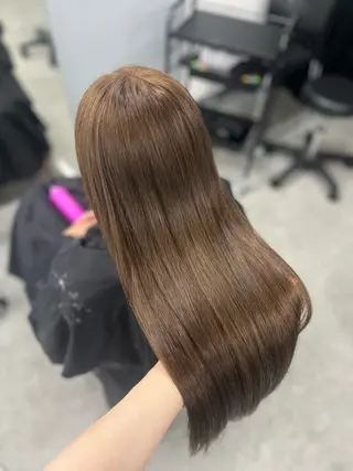 カラー ベージュ・ラベンダー カラー🎀りりのヘアスタイル