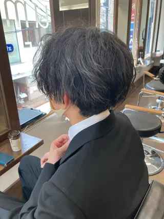 パーマ メンズ メンズサロン アソビ元町のヘアスタイル