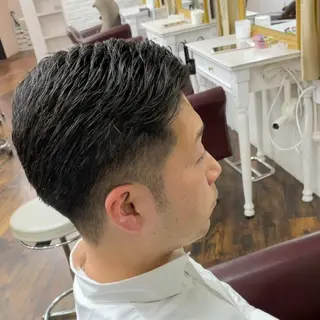 メンズ Soleria 田中慎一のヘアスタイル