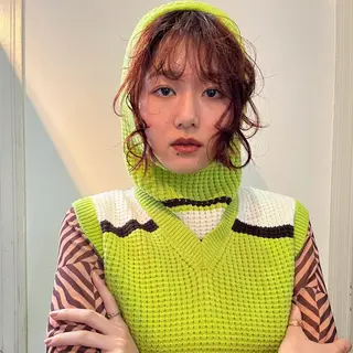 ショート カラー eri kinjoのヘアスタイル