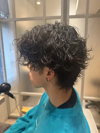 パーマ メンズ ⭕️メンズパーマ⭕️ 山口 裕太郎のヘアスタイル