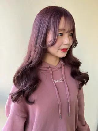 ロング レイヤーカット 🇰🇷SAYAのヘアスタイル