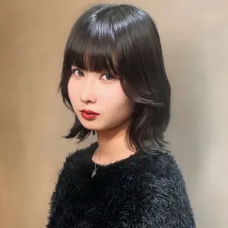 セミロング 韓国ボブ特化/ 縮毛矯正/岩澤脩太のヘアスタイル