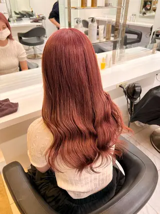 セミロング 💖札幌カラー 指名No.1💖玲奈のヘアスタイル