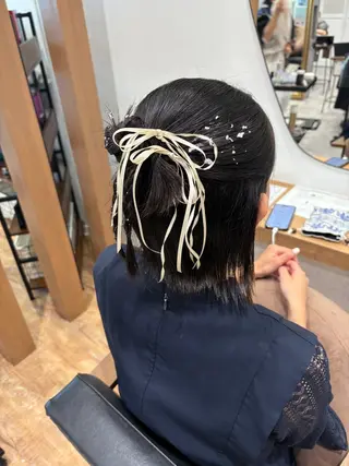 ヘアアレンジ ピンクカラーアレンジ 🩷AYANA🩷のヘアスタイル