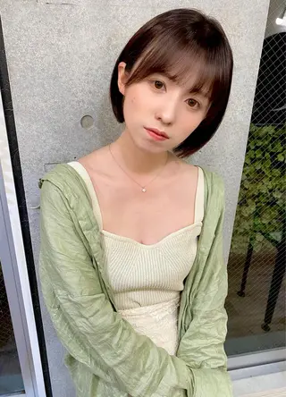 ショート 大人可愛いレイヤー 大田のヘアスタイル