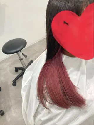 ロング カラー 髪質改善/透明感 カラー/内藤有須加のヘアスタイル