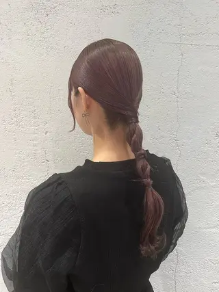 ヘアアレンジ 艶カラー/縮毛矯正/ アレンジ/akaneのヘアスタイル