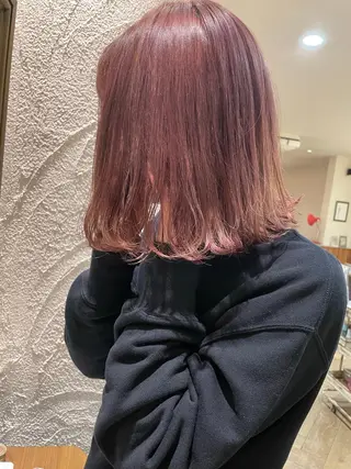 ショート カラー 🙃 透明感カラー/ボブのヘアスタイル