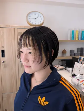 ショート カラー 田端みおと🐱 SoZoBridgeのヘアスタイル
