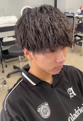 ショート パーマ メンズ メンズ専門サロン wokeのヘアスタイル