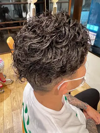 パーマ メンズ Ore🫧タナカマヤ /柔らかい質感カラーのヘアスタイル