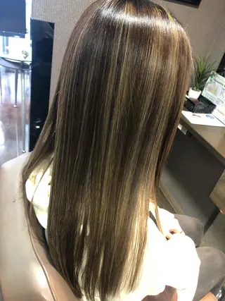 ロング カラー pep natsumiのヘアスタイル