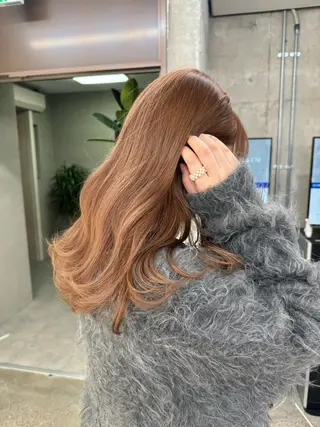 ミディアム カラー 無料ボブカットモデル 様募集中/あいらのヘアスタイル